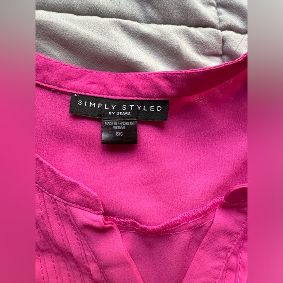 Hot Pink Statement Blouse by Simply Styled - Size S/C - Picture 2 of 6